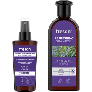 Biberiye Canlandırıcı Bakım Şampuanı 300 ml ve Biberiye & Nane  Saç Toniği 125 ml