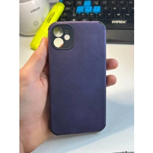 iPhone 14 Plus Köşe Korumalı Antik Deri Telefon Kılıfı