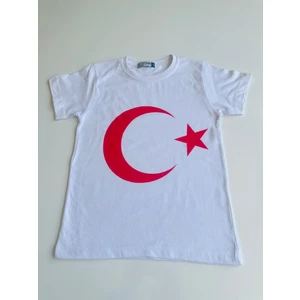 Gala Ay Yıldızlı Türk Bayraklı Tişört Unisex