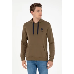 U.S. Polo Assn. Erkek Haki Sweatshirt 50289059-VR027