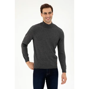 U.S. Polo Assn. Erkek Antrasit Melanj Kazak /Triko 50297038-VR081