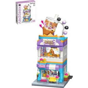 Keeppley City Corner/şehir Köşesi Serisi Buble Tea Mağazası (302 Parça) Oyuncak Yapım Seti FFK-0108
