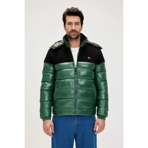 Albert Koyu Yeşil Erkek Puffer Mont
