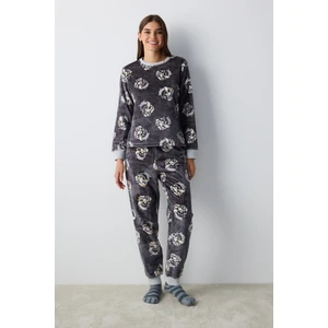 Sleepy Mood Gri Pantolon Pijama Takımı