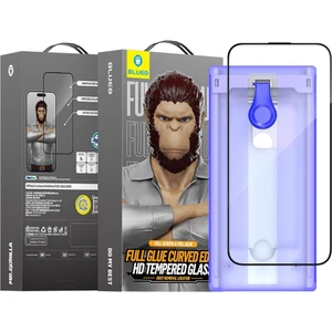 BLUEO iPhone 16 Pro Max 3D Curved Hot Bending Uygulama Aparatlı HD Cam Ekran Koruyucu