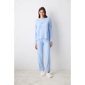 Rain Mavi Pantolon Pijama Takımı