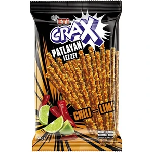 Crax Patlayan Lezzet Acılı ve Misket Limonlu Kraker 50 gr 20 Adet