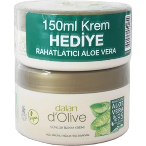 D'olive Günlük Bakım Rahatlatıcı Aloe Vera Kremi 250 Ml + 150 Ml Hediye