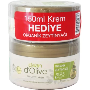 D'olive Besleyici Organik Zeytinyağlı Kremi 250 Ml + 150 Ml Hediye