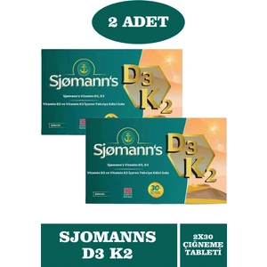 D3k2 Çiğnenebilir Jel 30 Tablet 2 Adet