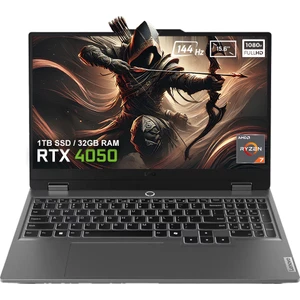 LOQ 15ARP9 83JC006ATRv3 AMD Ryzen 7-7435HS 32GB DDR5 1TB SSD RTX4050 6GB 15.6 inç 144Hz Full HD FreeDos Gaming Laptop