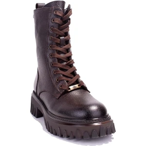 Hammer Jack 10224640 Sherly Kahve Ortopedik Günlük Deri Kadın Bot