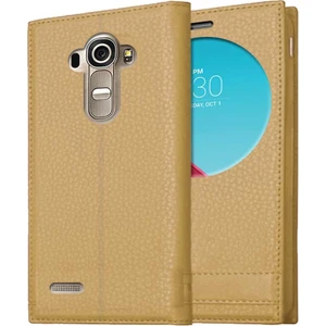 Lg G4 Uyumlu Pencereli Kapaklı Magnum Kılıf