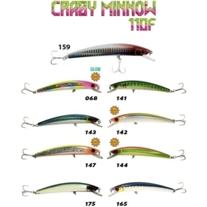 Crazy Minnow 110F 12GR Maket Balık 142/ORANGEYELLOW