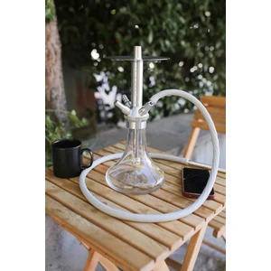 Alfe Shisha Quattro 4 Çıkışlı Nargile Takımı Silver