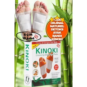 10 Adet |  Kinoki Detoks Ayak Bandı , Foot Patch Toksn Atıcı Detox Ayak Detoksu Bantı