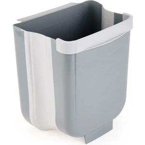Qlux Ideas Katlanabilir Çöp Kovası - Gri - 6 Lt