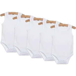 5'li Atlet Body Beyaz Unisex