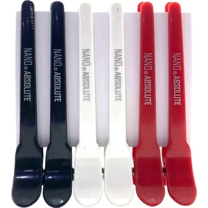Nano Absolute Barber Shop Renkli Saç Ayırma Maşası x 6 Adet