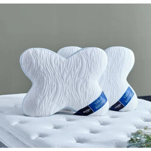 Doqu Home Visco Kelebek Yastık 53x42 Beyaz