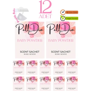 PellDio Home 12'li Ayakkabılık Dolap ve Çekmece Parfümlü Kese Kokusu Oda Koku Kesesi