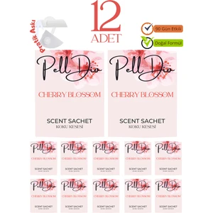 PellDio Home 12'li Ayakkabılık Dolap ve Çekmece Parfümlü Kese Kokusu Oda Koku Kesesi