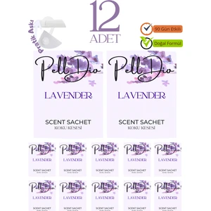 PellDio Home 12'li Ayakkabılık Dolap ve Çekmece Parfümlü Kese Kokusu Oda Koku Kesesi