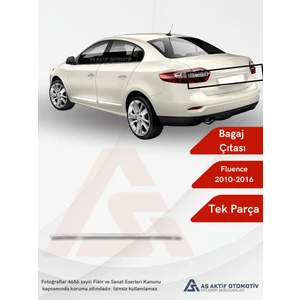 Renault Fluence Sd Bagaj Çıtası 2010-2016 Krom Paslanmaz Çelik