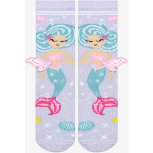 Kız Çocuk Wings Mermaid Lila Pantolon Çorabı