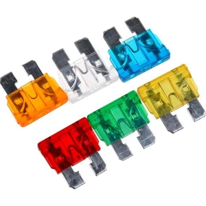 Oto Sigorta Seti 100 Adet Farklı Amper Seçenekleriyle Araç Kullanımı İçin