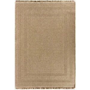 Seyran Halı India 668 Bej Kolay Temizlenen Dekoratif Sisal Jüt Halı