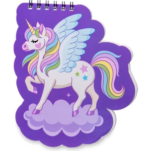 Kanatlı Unıcorn Mini Şekilli Defter