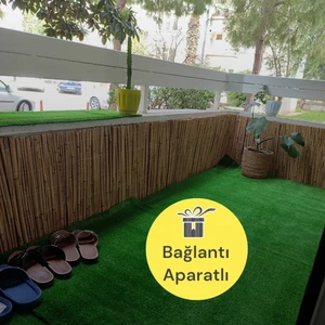 60CM.X3M. Kamış Hasır Bambu Balkon Çiti Bahçe Çiti Bahçe Dekorasyon