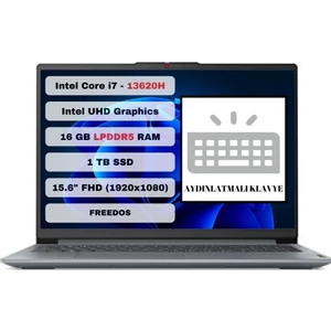 Ideapad Slim 3 15IRH8 83EM00DQTR Intel Core I7 13620H 16GB 1tb SSD Freedos 15.6" Fhd Taşınabilir Bilgisayar