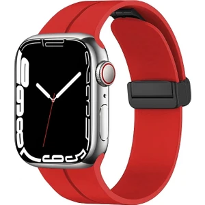 Apple Watch 10 Serisi 46MM Redclick Krd-84 Silikon Modern Tasarım Kordon