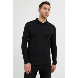 Styles Erkek Casual Uzun Kollu Polo Yaka Sweatshirt