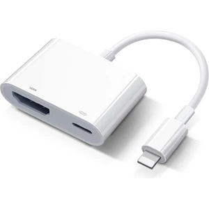IPhone ve iPad Için HDMI Lightning Adaptörü Lightning Av Dijital HDMI Kablosu Tv Lightning Kablosu Için iPhone 14/13/12/11/xs/xr/x/8/7/ipad ile Uyumlu