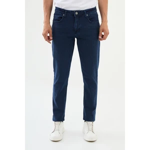 Düz Lacivert Super Slim Fit Erkek Kot Pantolon