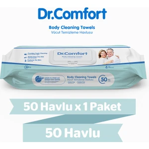Vücut Temizleme Havlusu 50'Li 1 Paket 50 Havlu