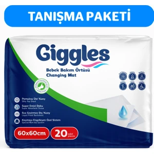 Bebek Bakım Örtüsü 60x60 Alt Açma Bezi 20 Adet