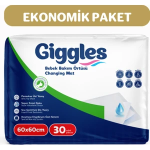 Bebek Bakım Örtüsü 60x60 Alt Açma Bezi 30 Adet