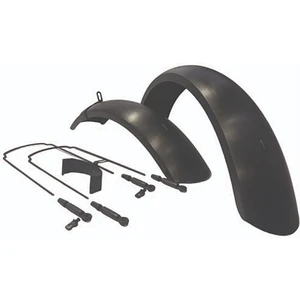 Impact 20X4.00 Fat Bike Bisiklet Çamurluğu Takım Siyah