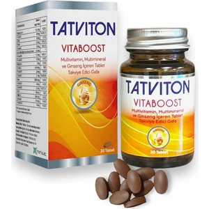Vitaboost Multivitamin 30 Tablet (YENİ METAL KAPAK)