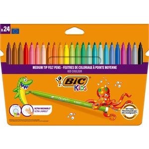 BIC Kids Couleur Yıkanabilir Keçeli Boya Kalemi 24 Renk