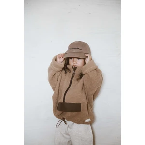 Ohlala Koala Sütlü Kahve Wellsoft Yarım Fermuar Çocuk Mont