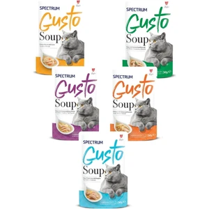 Gusto 5 Farklı Çeşit Kedi Çorbası