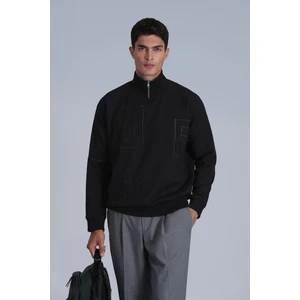 Focus Erkek Sweatshirt Siyah