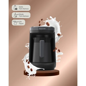 English Home Tkm 6011 Sütlü Türk Kahvesi Makinesi 320 ml Antrasit