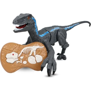 Sem Oyuncak Oyuncak Uzaktan Kumandalı Dinazor Dinozor Sesli Işıklı Velociraptor 45 cm