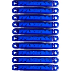 Ekt 9 Ledli 10 Adet Parmak Led Mavi